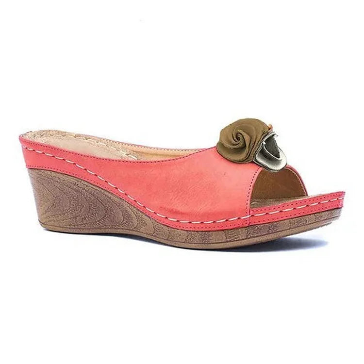 Lily™ - Flower Strap Orthopedic Sandals - Ferlora