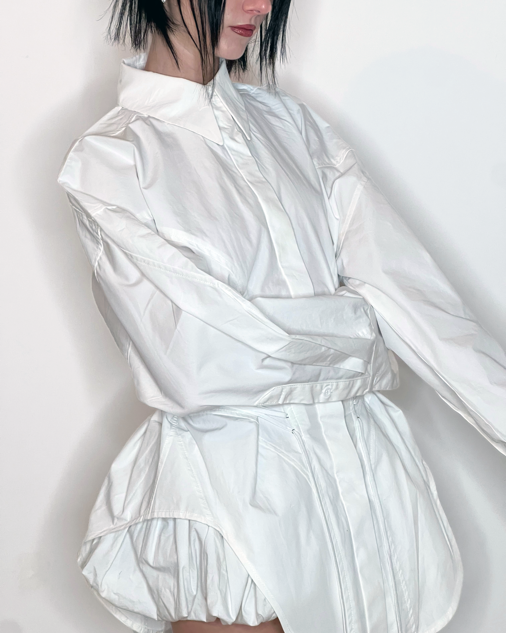 MINT Corset Shirt White - Ferlora