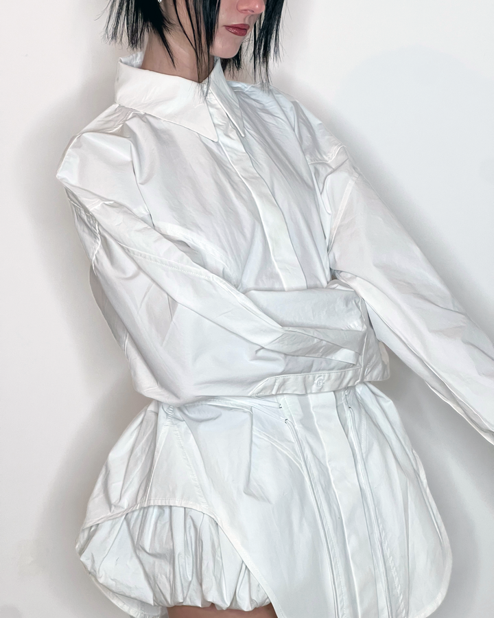 MINT Corset Shirt White - Ferlora
