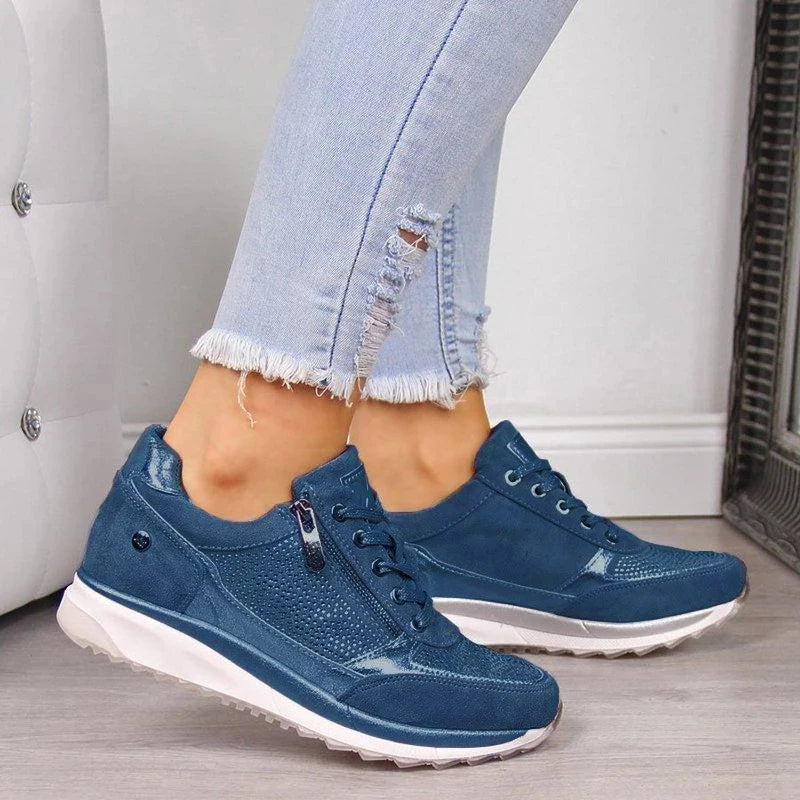 Alia™ – Zip Sneakers for Effortless Everyday Style