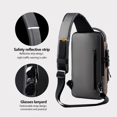 Ferlora™ | New Design Crossbody SideBag Anti-Theft with Charger