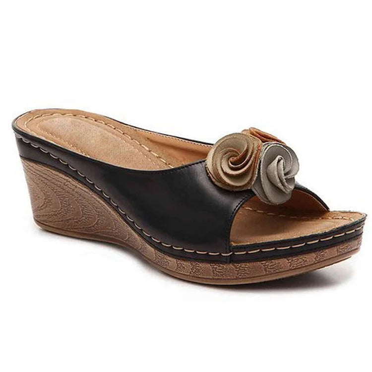 Lily™ - Flower Strap Orthopedic Sandals - Ferlora