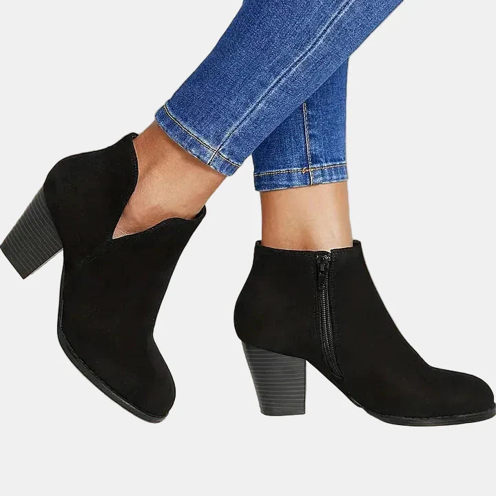 Hailey™ - Block Heel Ankle Boots