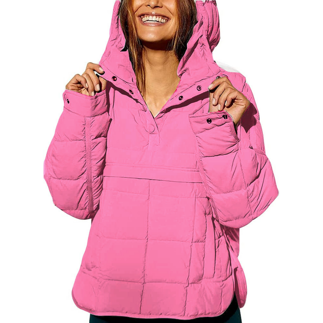 Ferlora™ | Oversized Hooded Pullover Hooded Jacket