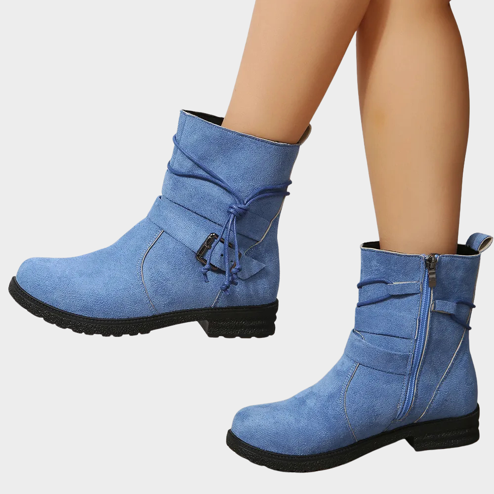 Delaney™ - Low Heel Ankle Boots