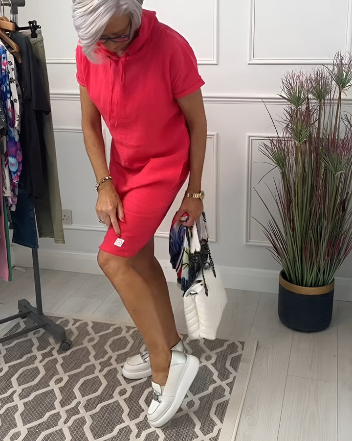 Ferlora™ | Relaxed Hoodie Dress