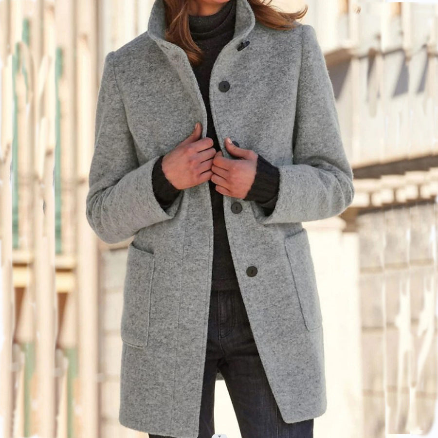 Ferlora™ | Cozy Mid-Length Everyday Coat