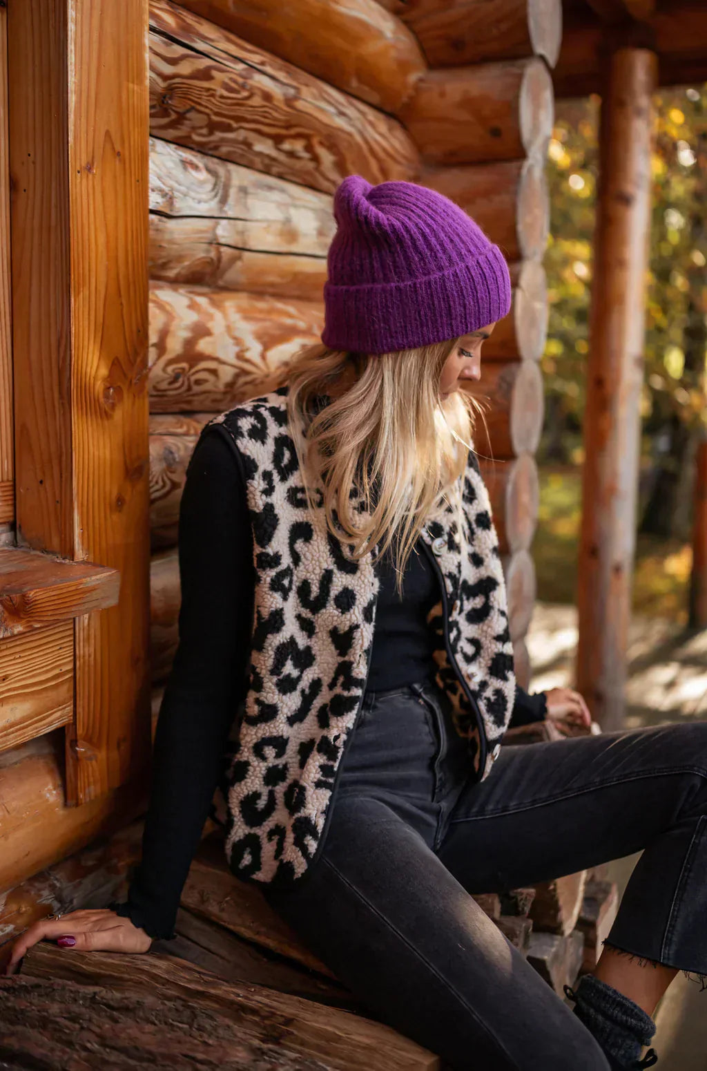 Ferlora™ | Leopard Vest for Bold Everyday Confidence