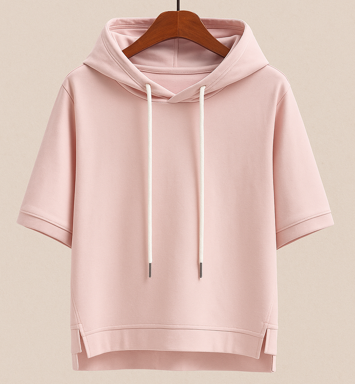 Ferlora™ | Short Sleeve Hooded Pullover