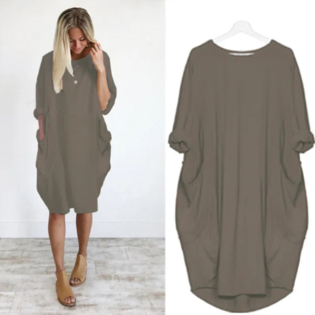 Ferlora™ | Comfortable loose-fitting dress