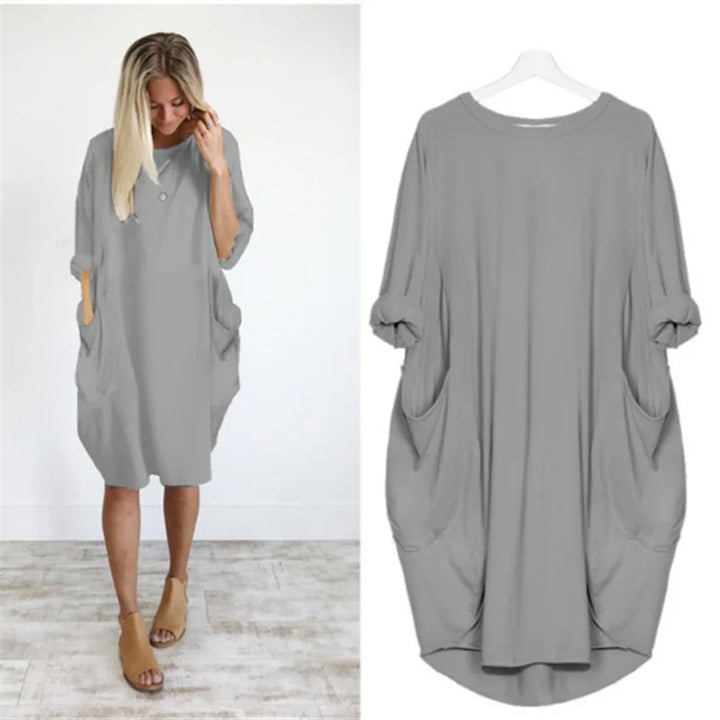 Ferlora™ | Comfortable loose-fitting dress