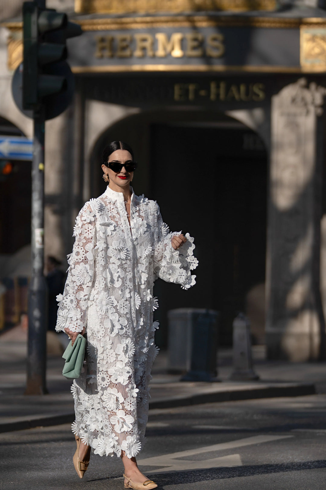 Dress Estella Lace White - Ferlora