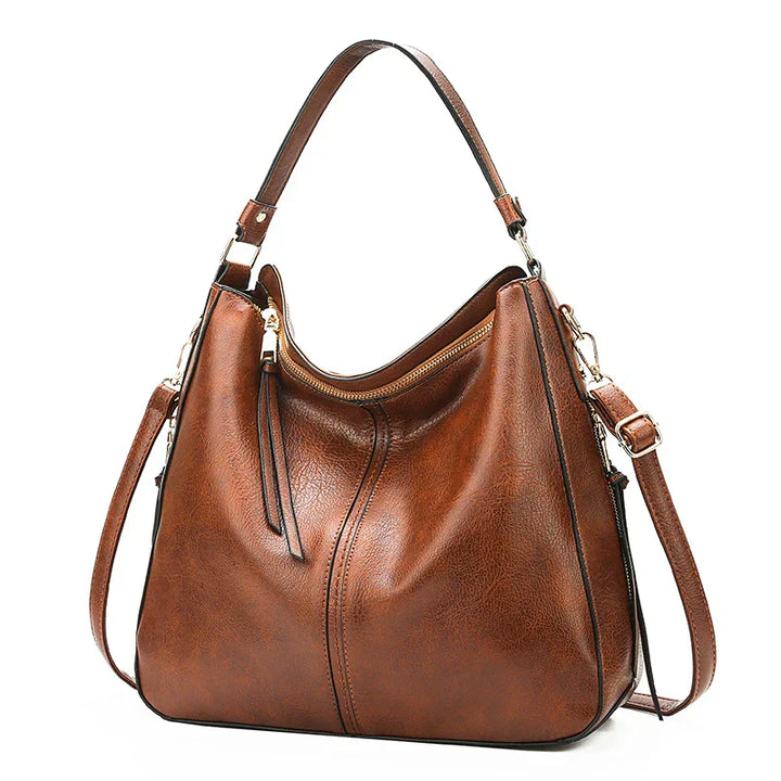 Charlotte™ | Elegant and Spacious Everyday Bag in Classic Black
