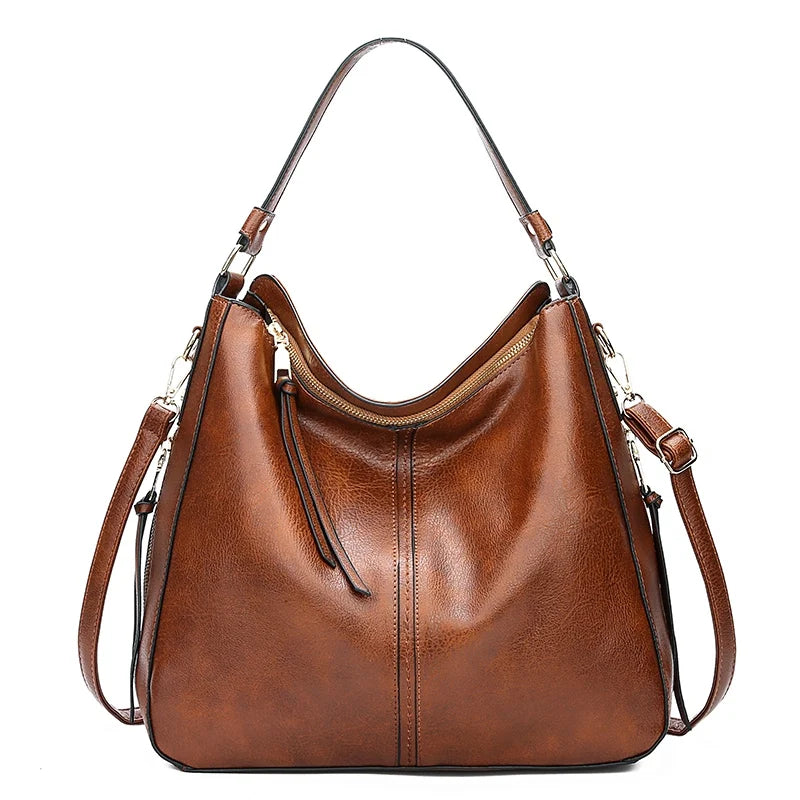 Charlotte™ | Elegant and Spacious Everyday Bag in Classic Black
