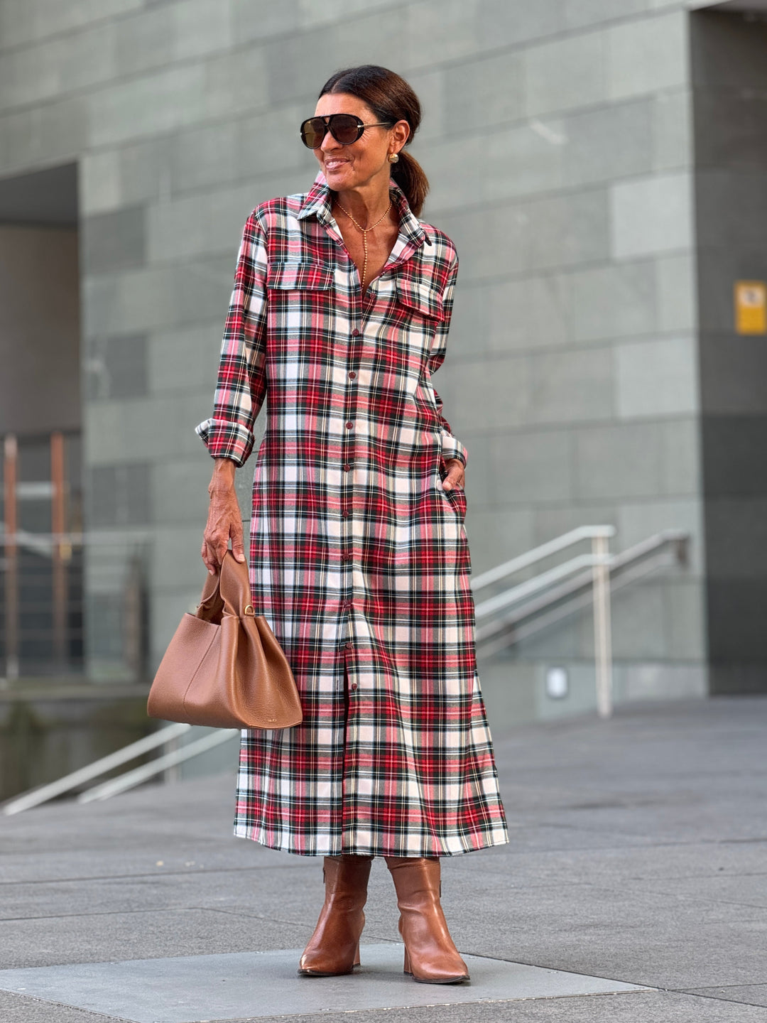 Ferlora™ | Dress Carolyn Scottish Check