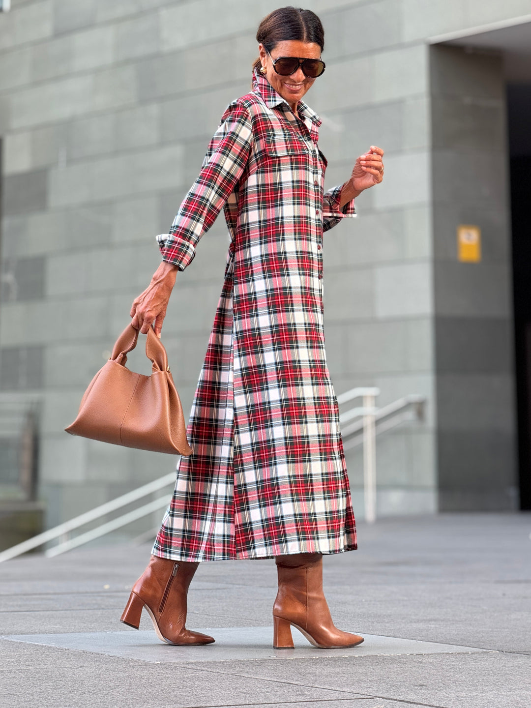 Ferlora™ | Dress Carolyn Scottish Check
