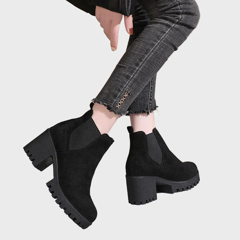 Marley™ - Block Heel Short Boots