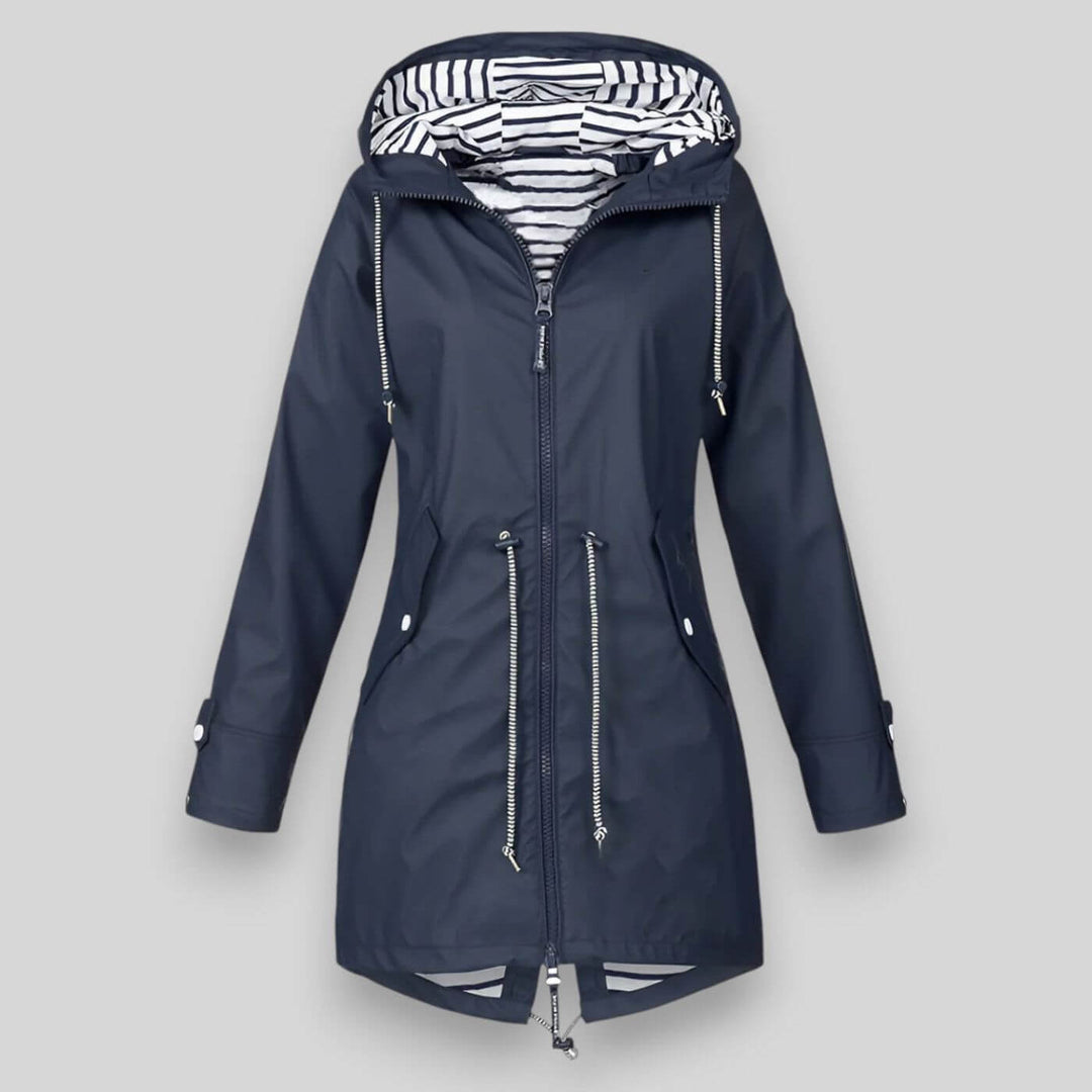 Ferlora™ | Sleek Waterproof Jacket for Effortless Weather Protection