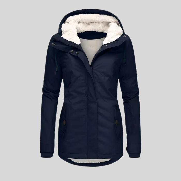 Ferlora™ | Waterproof Long Jacket for All-Weather Confidence
