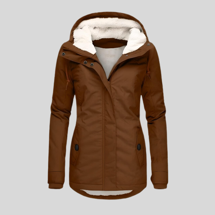 Ferlora™ | Waterproof Long Jacket for All-Weather Confidence