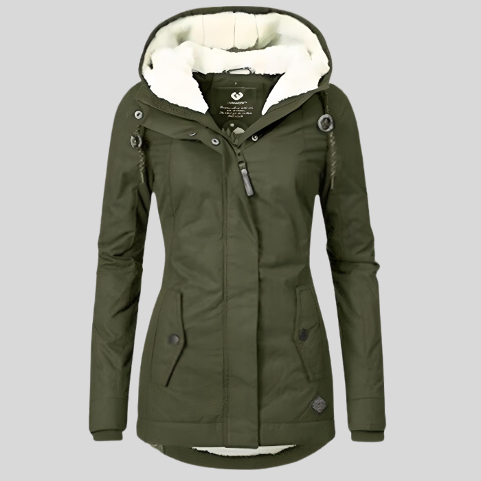 Ferlora™ | Waterproof Long Jacket for All-Weather Confidence