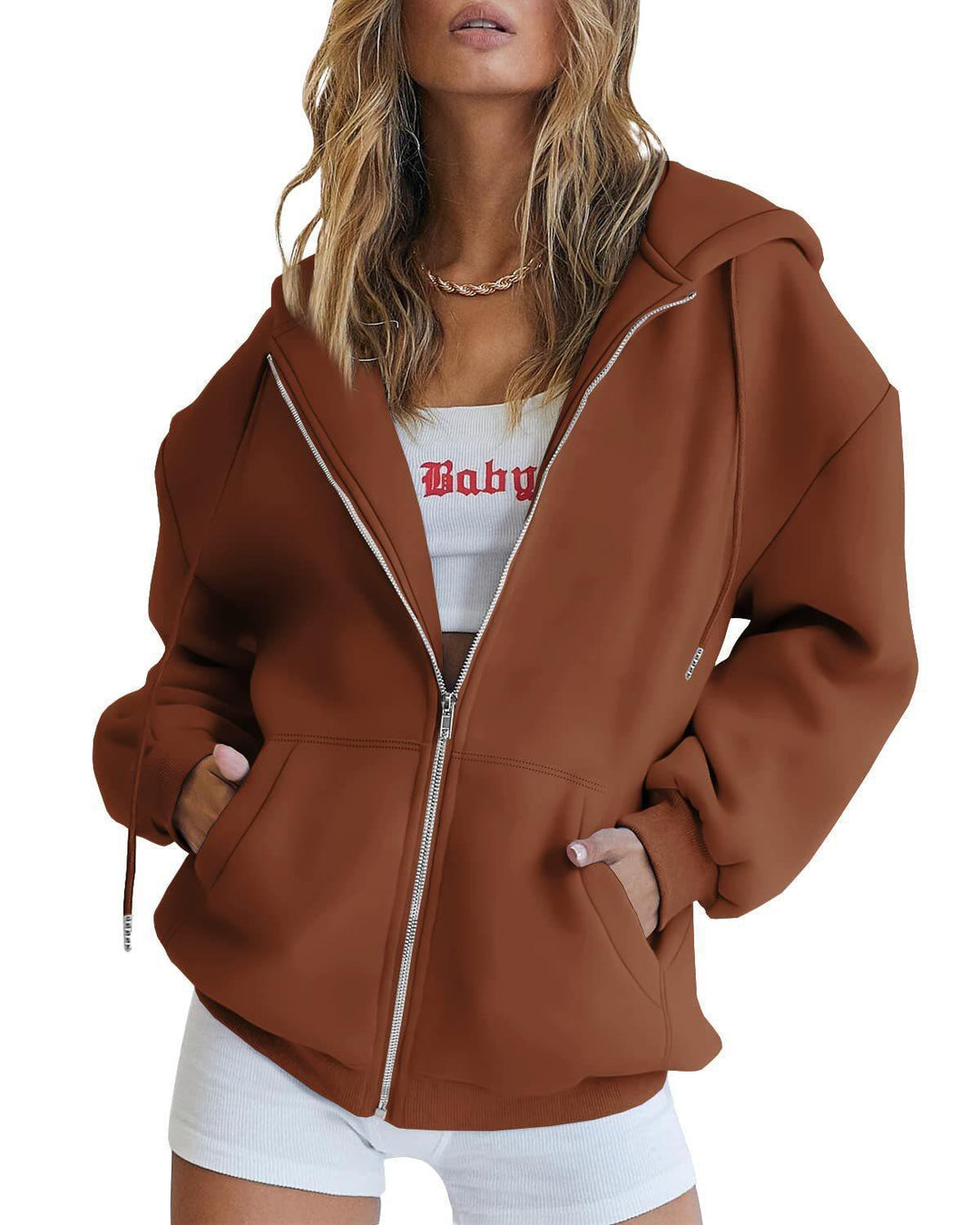 Ferlora™ | Relaxed Zip Hoodie