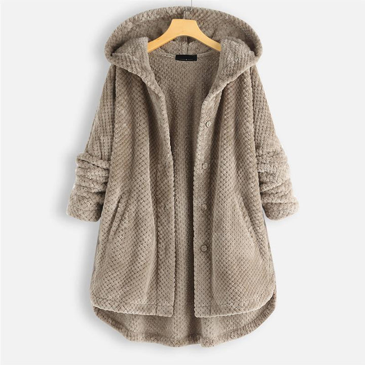 Ferlora™ | Fleece Coat for Timeless Winter Elegance