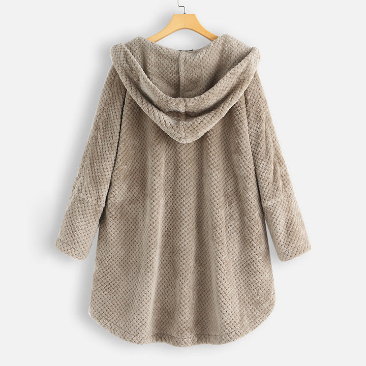 Ferlora™ | Fleece Coat for Timeless Winter Elegance