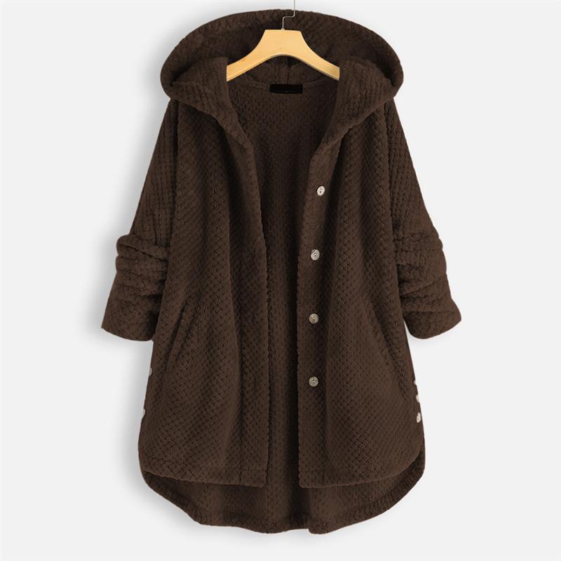 Ferlora™ | Fleece Coat for Timeless Winter Elegance