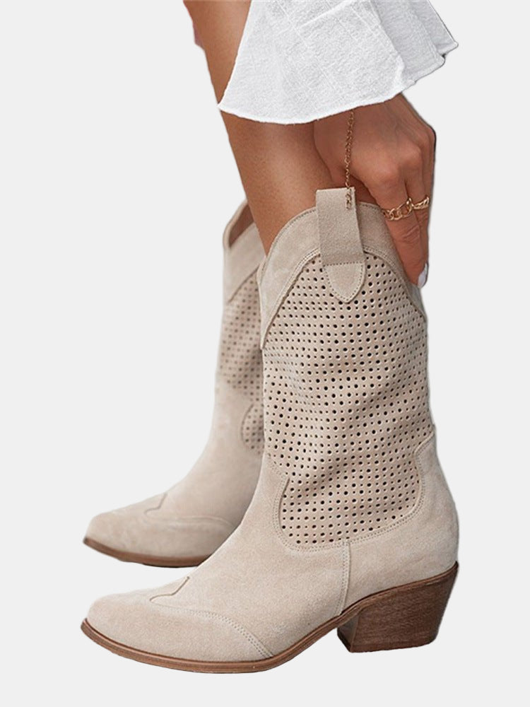 Piper™ - Perforated Ankle Boots