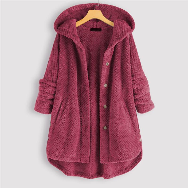 Ferlora™ | Fleece Coat for Timeless Winter Elegance