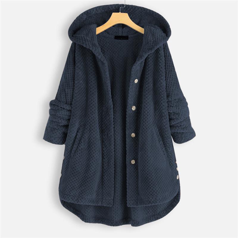 Ferlora™ | Fleece Coat for Timeless Winter Elegance