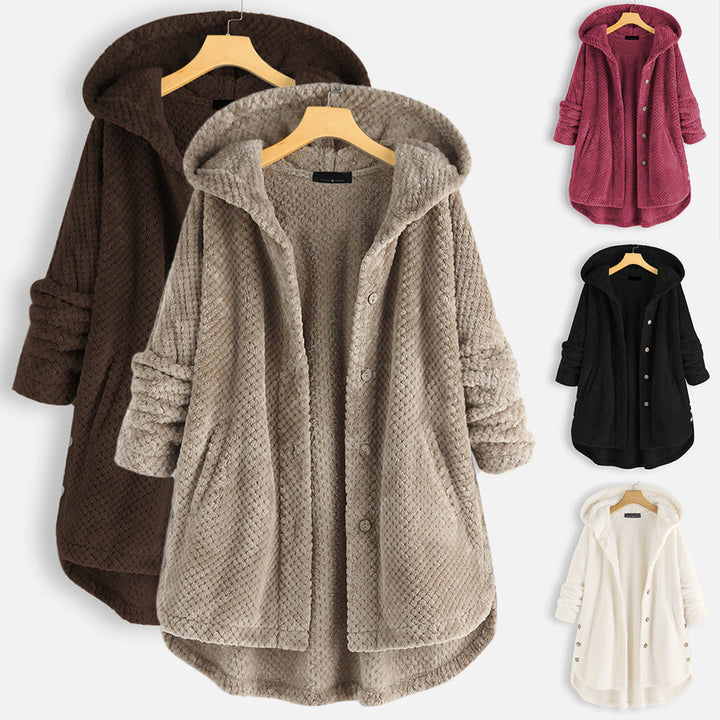 Ferlora™ | Fleece Coat for Timeless Winter Elegance