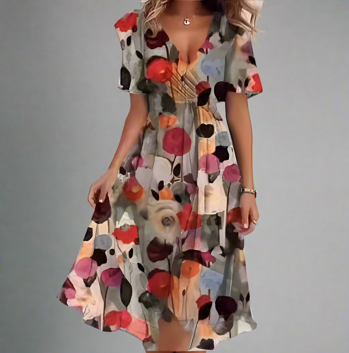 Ferlora™ | The Elegant Floral Dress