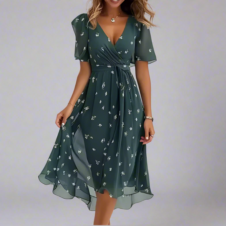 Ferlora™ | The Elegant Floral Dress