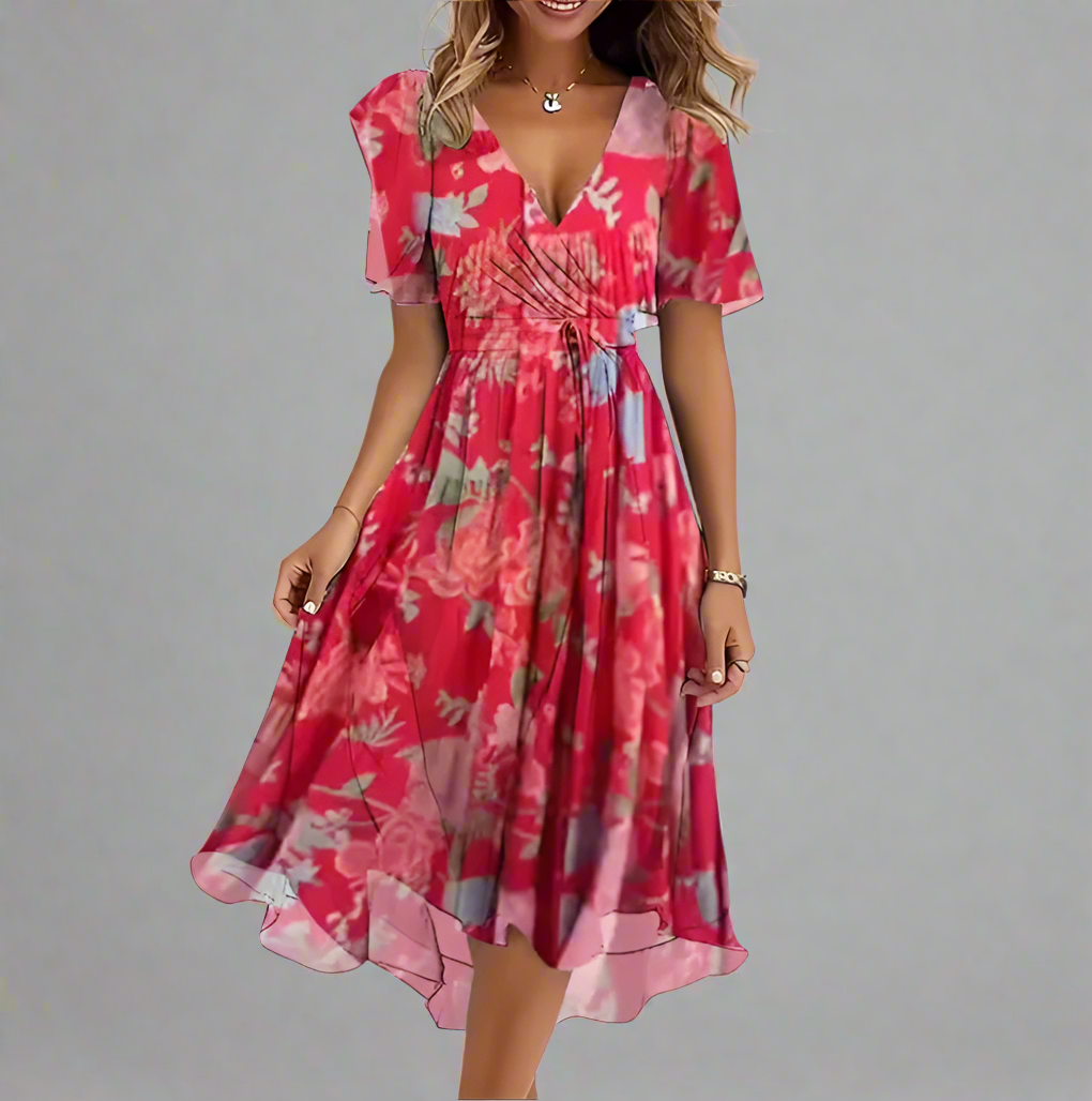 Ferlora™ | The Elegant Floral Dress
