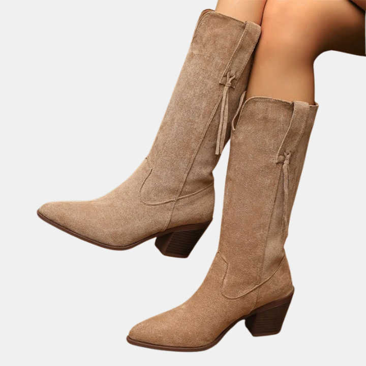 Remi™ - Retro Faux Mid Calf Boots
