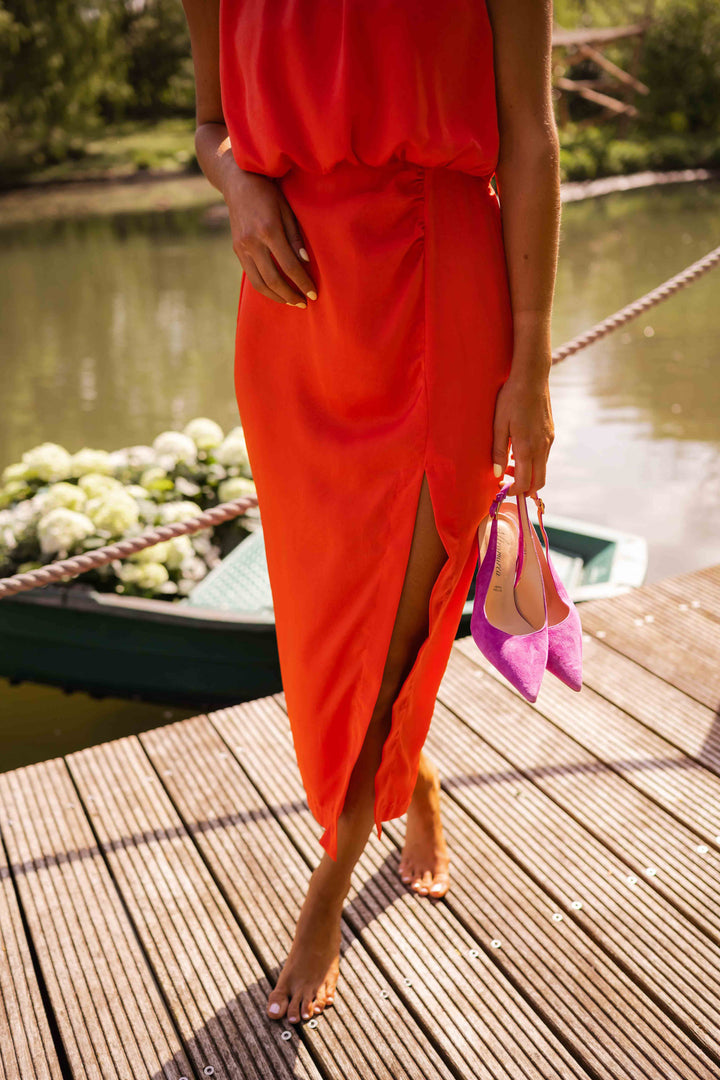 Ferlora™ | Elegant Sleeveless Midi Dress