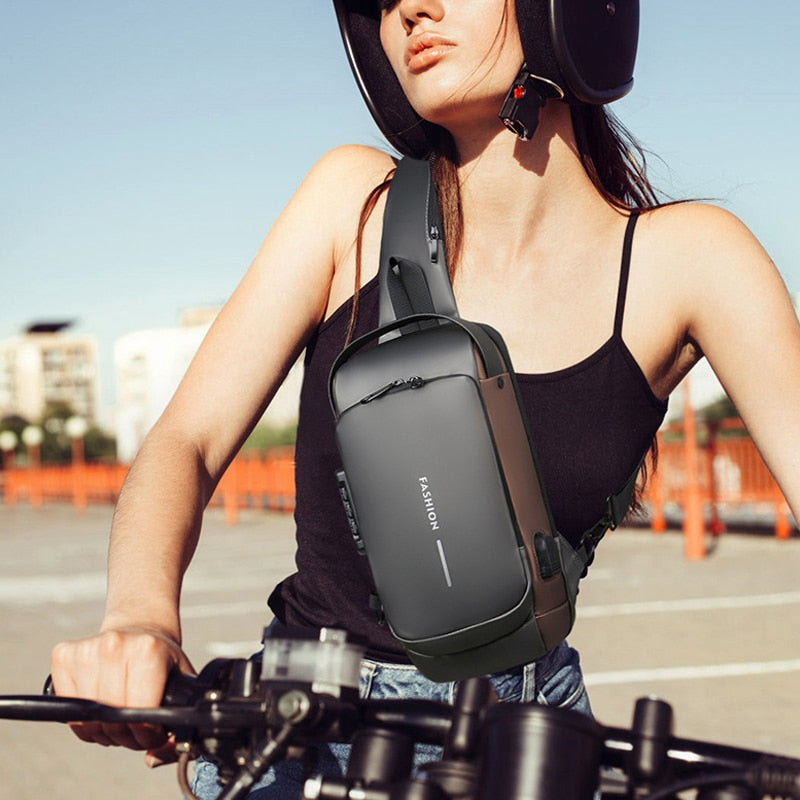 Icon™ Bag | New Design Crossbody SideBag Anti-Theft with Charger
