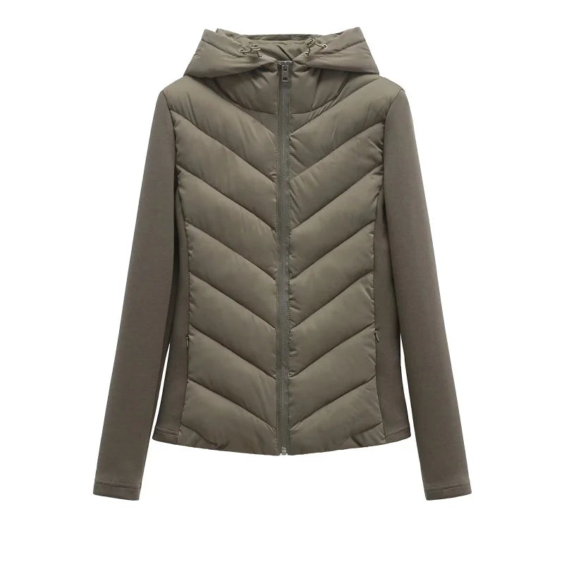 Ferlora™ | Elise Contrast Hooded Puffer