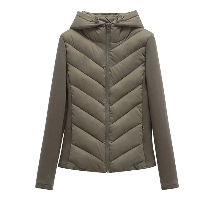 Ferlora™ | Elise Contrast Hooded Puffer