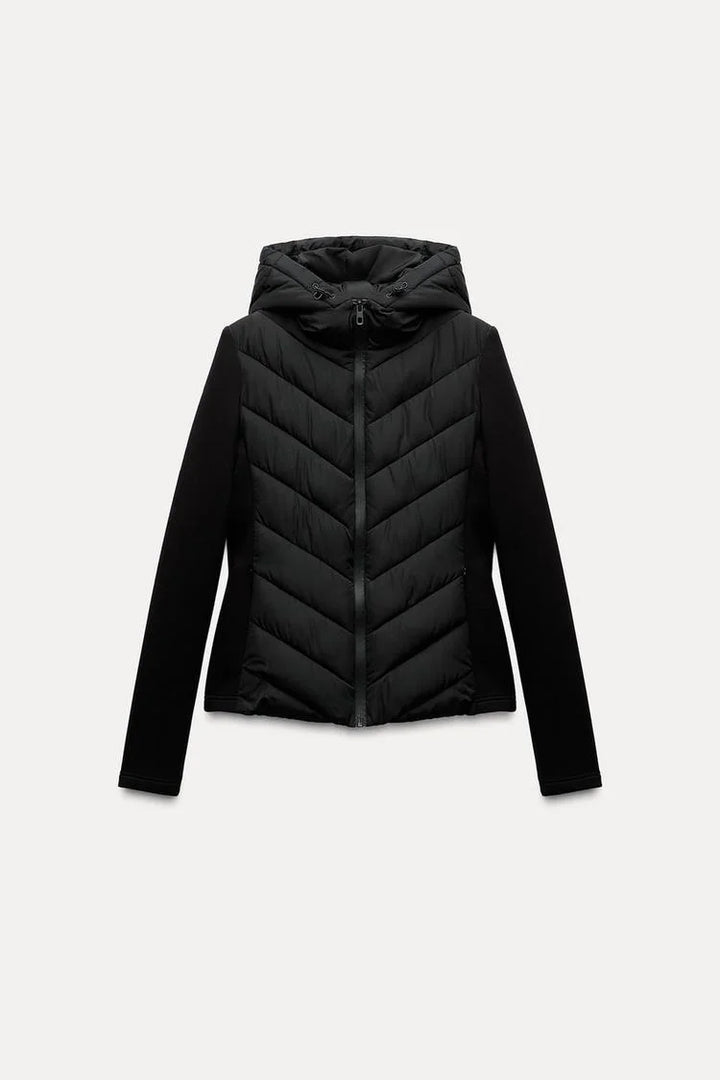 Ferlora™ | Elise Contrast Hooded Puffer