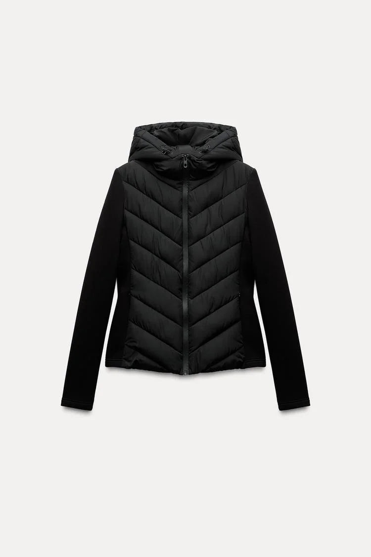Ferlora™ | Elise Contrast Hooded Puffer