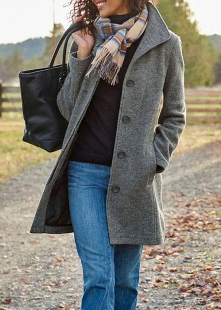 Ferlora™ |Cozy Mid-Length Everyday Coat