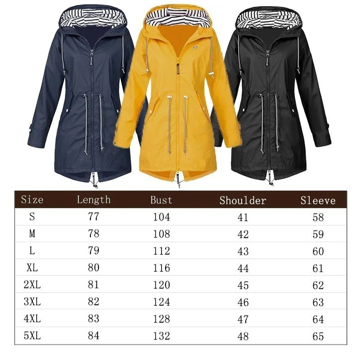 Ferlora™ | Camille Lightweight Waterproof Trench Coat