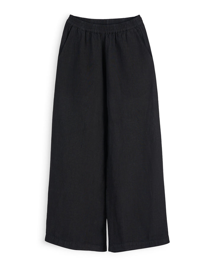 Ferlora™ | Kim Linen-Blend Trousers in Black