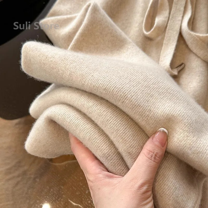 Ferlora™ | Céleste Wool Wide-Leg Pants