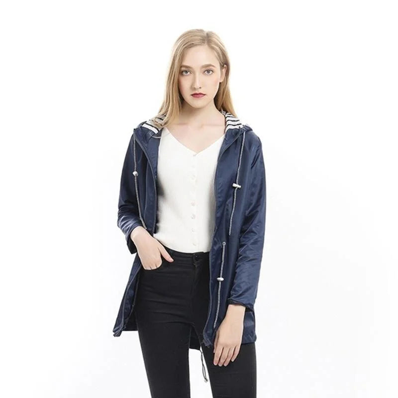 Ferlora™ | Camille Lightweight Waterproof Trench Coat
