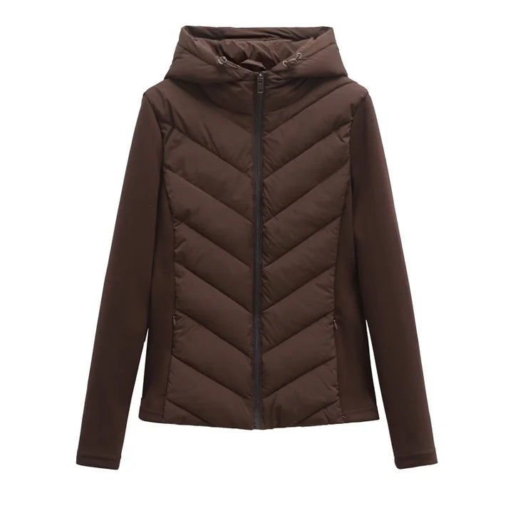 Ferlora™ | Elise Contrast Hooded Puffer