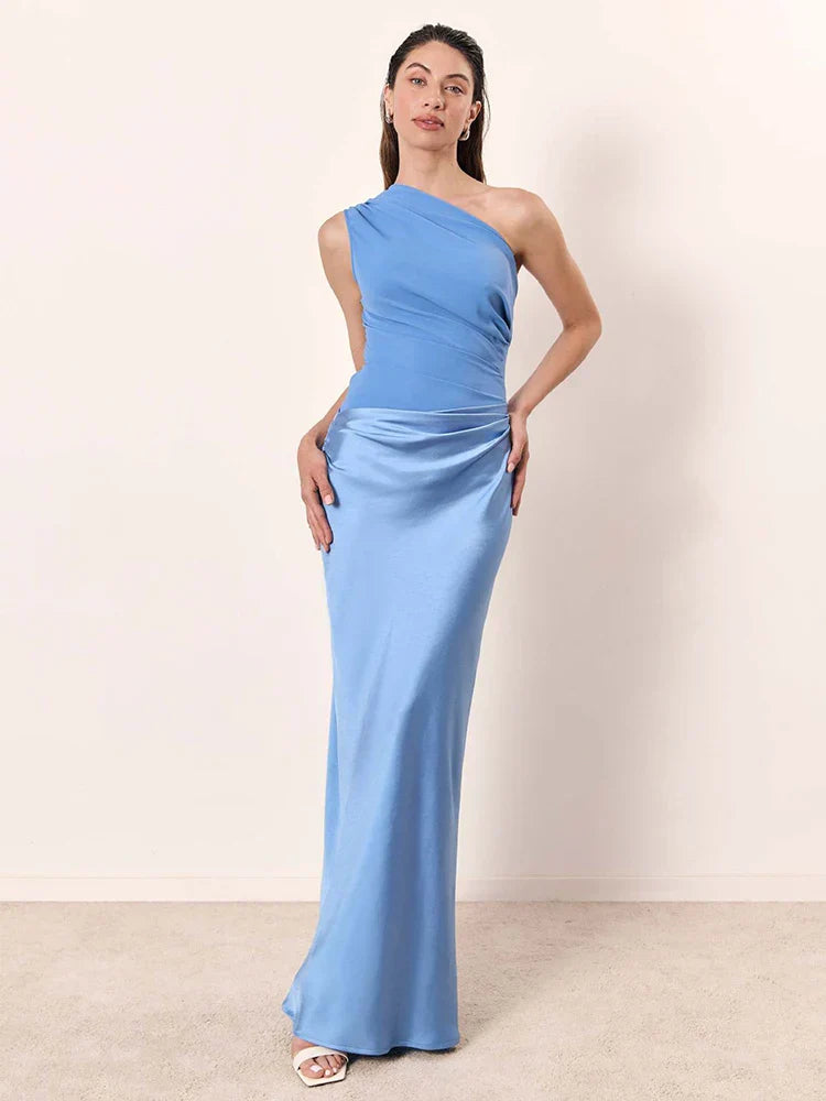 Brooklynn™ – One-Shoulder Dress for Timeless Elegance